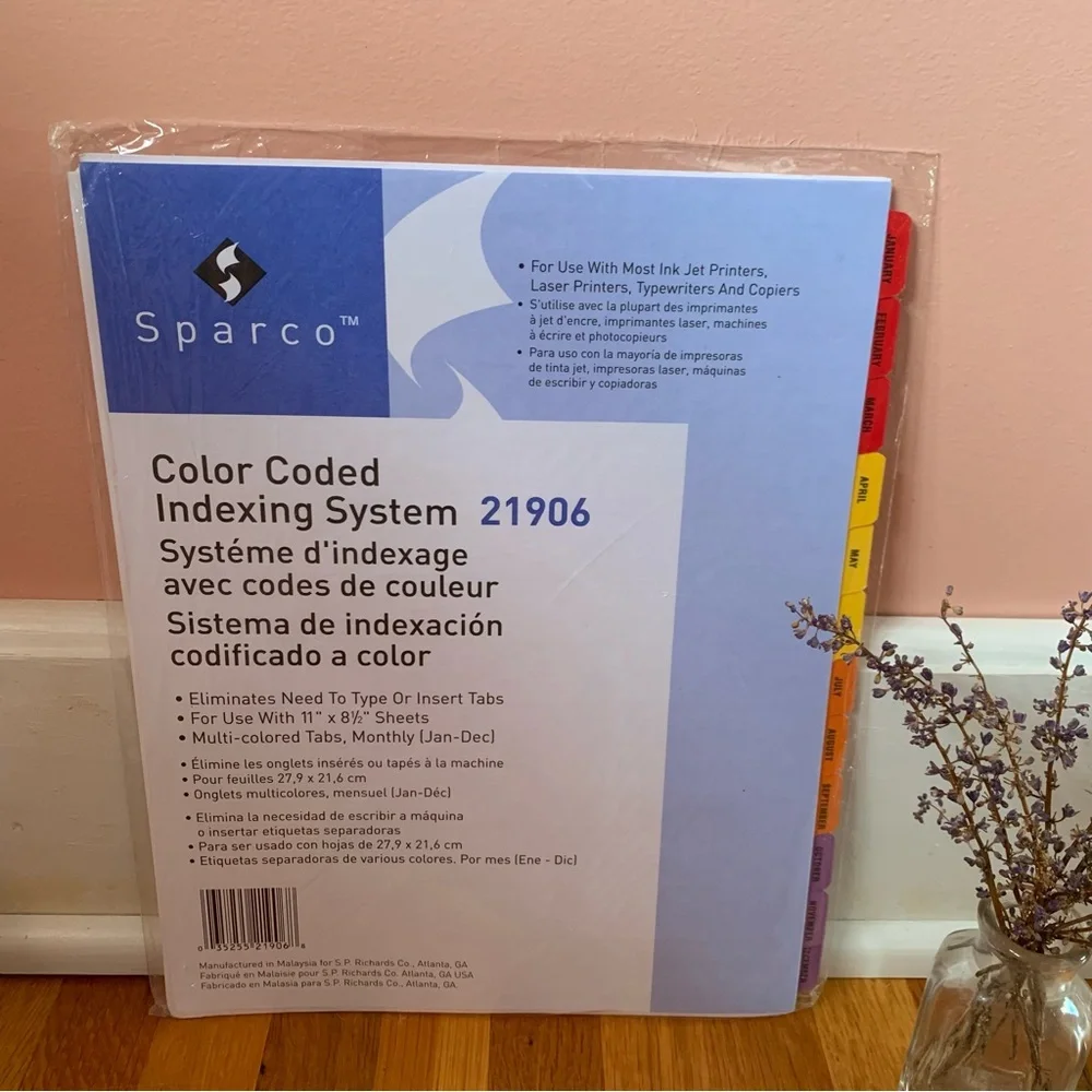 Sparco Spr-21906 Jan-dec Quick Index Divider - 12 X Tab Printed